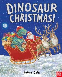 Coperta cărții Dinosaur Christmas!