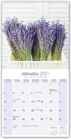 Calendar 2021 - Lavender 