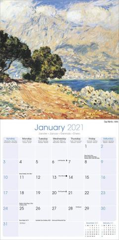 Calendar 2021 - Monet 