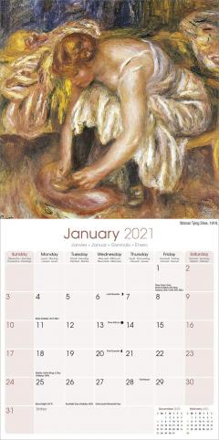  Calendar 2021 - Renoir 