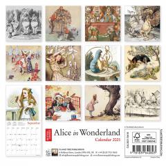 Calendar 2021 - British Library - Alice in Wonderland - Mini 