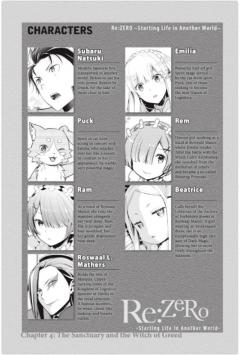 Re:ZERO - Starting Life in Another World. Chapter 4: The Sanctuary and the Witch of Greed. Vol. 1