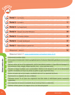 Teste de limba romana pentru Evaluarea Nationala. Casa a IV-a