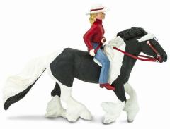 Figurina - Gypsy Vanner and Audrey junior