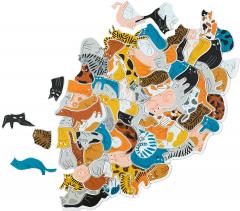 Puzzle 300 piese - 299 Cats (and a dog)