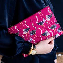 Poseta - Ostrich Pouch Bag