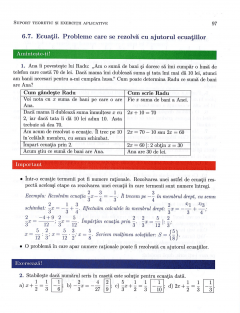 Matematica. Suport teoretic si exercitii aplicative. Clasa a VI-a