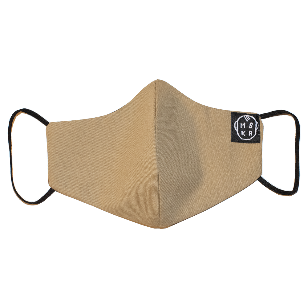 Masca textila din bumbac - Beige