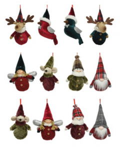 Ornament brad - Xmas Green-Red - mai multe modele - pret pe bucata