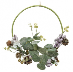 Decoratiune - Wreath Berries Jute Hanger, 30 cm