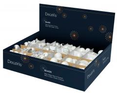 Set 3 globuri de Craciun - Silver Mixt (doua modele, pret pe set)