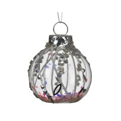 Set 6 globuri - Namecardh Diamonds Glitter