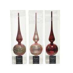 Varf de brad - Treetop with Decoration - Pink - mai multe culori