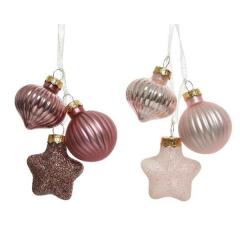 Ornament brad - Pink Mixt - mai multe culori