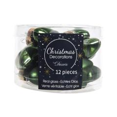 Set 12 globuri - Mini Stars Shiny-Matt