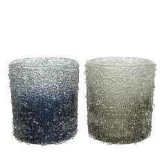 Suport lumanare - Clearflow Beads - doua culori - pret pe bucata