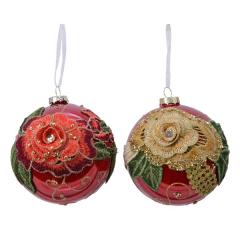 Glob - Flower Lace - Red Christmas - mai multe modele
