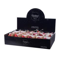 Ornament brad - Pinecone - Mixed Red - mai multe culori