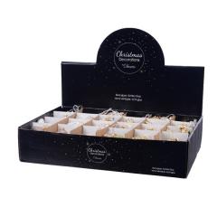 Ornament brad - Pinecone - Mixed Gold and Pearl - mai multe culori