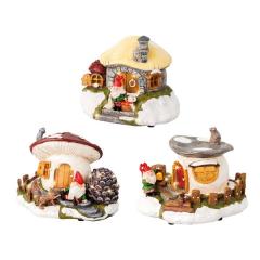 Decoratiune - LED Houses - The Gnome Village - mai multe modele