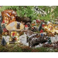 Decoratiune - LED Houses - The Gnome Village - mai multe modele