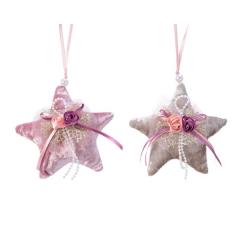 Decoratiune - Star Hanger, Velvet Pink - Blush Pink - mai multe culori