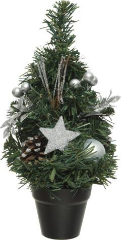 Brad artificial - Tree Bauble Glitter - Silver, 30 cm