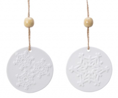 Ornament brad - Snowflake Debossing - doua modele - pret pe bucata