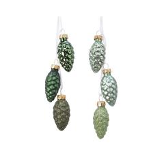 Ornament brad - Pinecone - Mixed Green - mai multe culori