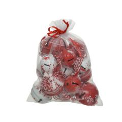 Set 14 clopotei - Red-White Iron