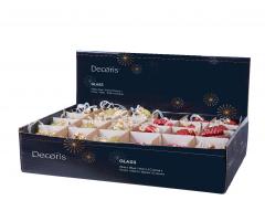 Set 3 ornamente brand - Pinecone Mixed Red and Gold (mai multe culori, pret pe set)