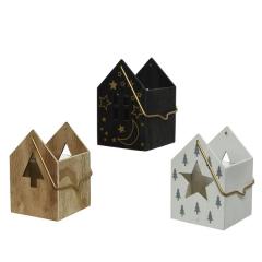 Suport lumanare - MDF House - mai multe modele - pret pe bucata