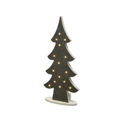 Brad decorativ - LED Xmas Tree - Grey-Gold