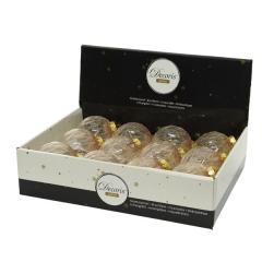 Glob - Transparent with Gold Lace