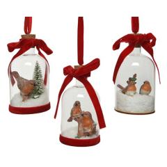 Ornament brad - Bottle Birds Velvetbow - mai multe modele