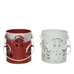 Suport lumanare - Iron Hurricane with Windows - doua culori - pret pe bucata