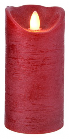 Lumanare decorativa - LED Wax Dancing Candle - Red, 15 cm
