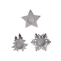 Suport pentru lumanare - Snowflake - Tree - Star - mai multe modele