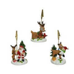 Ornament brad - Christmas Figure - Santa-Snowman-Deer - mai multe modele