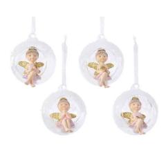 Glob - Angel in Glass - Soft Pink - mai multe modele - pret pe bucata