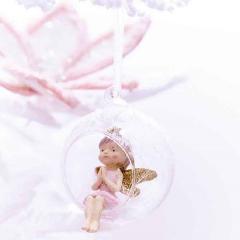 Glob - Angel in Glass - Soft Pink - mai multe modele - pret pe bucata