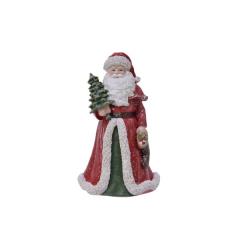 Figurina decorativa - Santa Standing with Tree