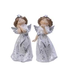 Figurina decorativa - Sleepy Angel with Glitter - doua modele - pret pe bucata