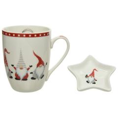 Set cana si farfuriuta - With Dwarf, With Star Rim