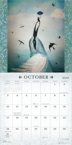 Calendar 2021 - The Curious World of Catrin Welz-Stein, 30x30 cm