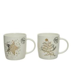 Cana de Craciun - Star - Tree White Gold - mai multe modele