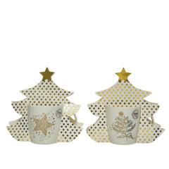 Cana de Craciun - Star - Tree White Gold - mai multe modele