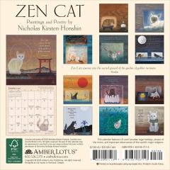 Calendar 2021 - Zen Cat Mini, 17.5x17.5 cm