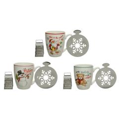 Cana cu forma - Bear - Snowman - Santa - mai multe modele