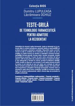 Teste - Grila De Tehnologie Farmaceutica Pentru Admitere La Rezidentiat